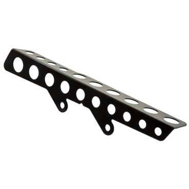 Rick’s Motorcycles – belt guard Round holes. glänzend schwarz – 08-17 Twin Cam Softail (NU)