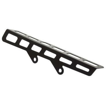 Rick’s Motorcycles – belt guard Square holes. glänzend schwarz – 08-17 Twin Cam Softail (NU)