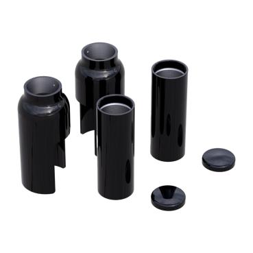 Rick’s Motorcycles – Gabel-Abdeckungsset, 6-teilig. schwarz – 02-11 V-Rod (excl. Street Rod and Muscle with inverted forks) (NU)