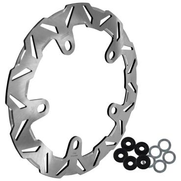Kodlin by SBS, "V-Design" Brems rotor vorne L/R. Clear | Passend: vorne mit stock cast wheels: 2024–2026 FLHX; 2025 (NU) FLHXU; 2024–2026 FLTRX; 2024 (NU) RA1250; 2024–2026 RA1250S