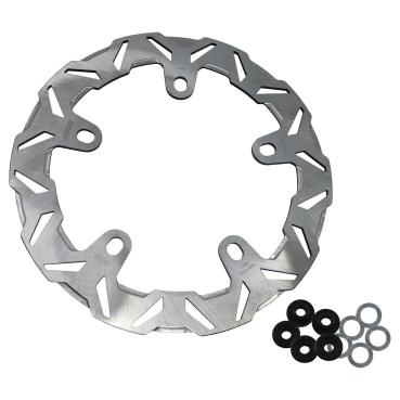 Kodlin by SBS, "V-Design" Brems rotor vorne L/R. Clear | Passend: vorne mit stock cast wheels: 2024–2026 FLHX; 2025 (NU) FLHXU; 2024–2026 FLTRX; 2024 (NU) RA1250; 2024–2026 RA1250S