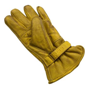 ROKKER Ride Hard Motorradhandschuhe – Gelb – Größe M