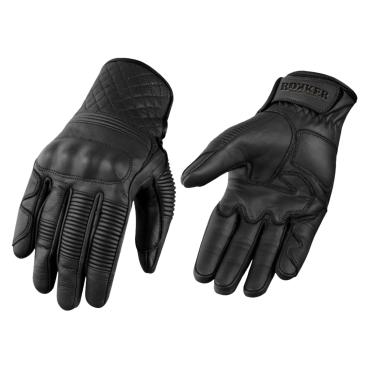ROKKER Tucson Motorradhandschuhe – Schwarz – Größe S