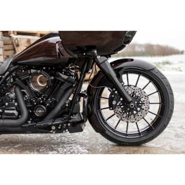 Killer Custom, 'Wrapper' front fender, 21 x 5.50 fat wheels