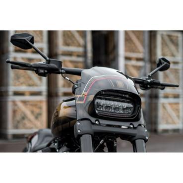 Killer Custom, 'Aggressor' headlamp Verkleidung – Softail: 18-20 FXFB Fat Bob 107; 18-24 FXFBS Fat Bob 114