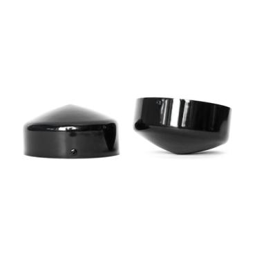 Killer Custom, fork tube cap bolt covers. Gloss schwarz – 2018–2026 · Softail Fat Boy: 18-20FLFB Fat Boy 107; 18-24FLFBS Fat Boy 114; 25-26 FLFB Fat Boy 117