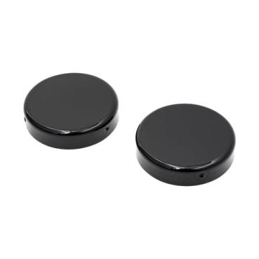 Killer Custom, fork tube cap bolt covers. Gloss schwarz – 2018–2026 · Softail Heritage: 18-21FLHC Heritage Classic 107; 25-26 FLHC Heritage Classic 117; 18-24FLHCS Heritage Classic 114; 18-20FLDE Deluxe 117