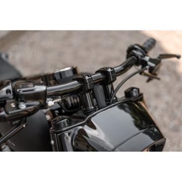 Killer Custom, 3" risers for 1-1/4" bars. Black