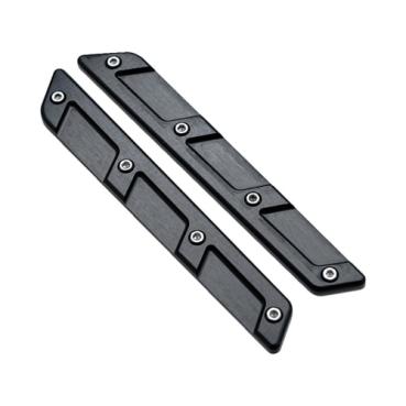 Killer Custom, saddlebag latch inserts. Black