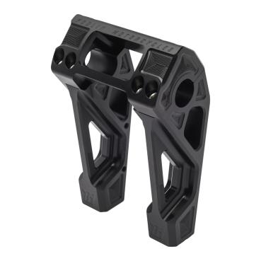 Kodlin Fastback Riser für OEM digital speedo. 6". Schwarz | 2018–2024 Softail mit OEM digital speedometer: 2018–2020 FXBB Street Bob 107