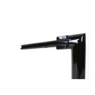 Kodlin, 2" Str8Up handlebar tall 38 cm high. Black