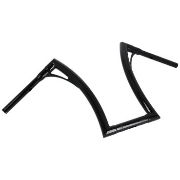 Kodlin Flow-bar super fat Lenker extrahoch. Schwarz | Passend: 2018–2024 Softail mit 1.25" I.D. risers (NU)