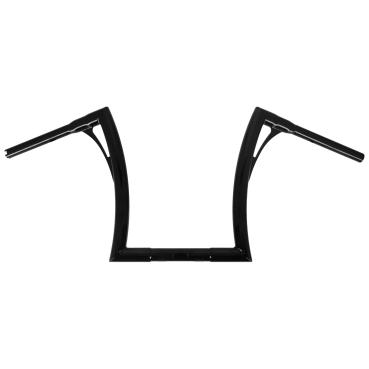 Kodlin Flow-bar super fat Lenker hoch. Schwarz | Passend: Road Glides: 2015–2023 FLTRX; FLTRXS; FLTRXST; FLTRU; 2020–2021 FLTRXSE (außer other CVO). Modelle mit 1.25" Durchmesser risers (NU)