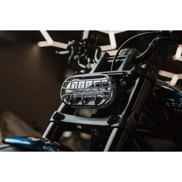 Killer Custom, headlamp grill. Black