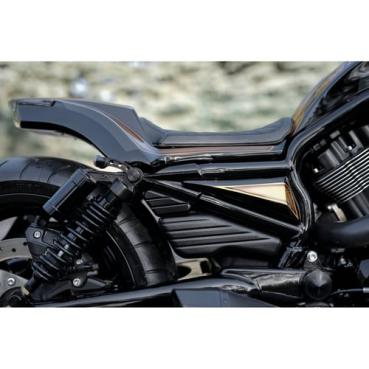 Killer Custom, V-Rod rear turn signal bracket. Black