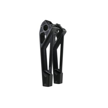 Kodlin universell Fastback Riser 10". Schwarz | Passend: Alle H-D mit 1"handlebar clamp area und 3.5" riser mount spacing