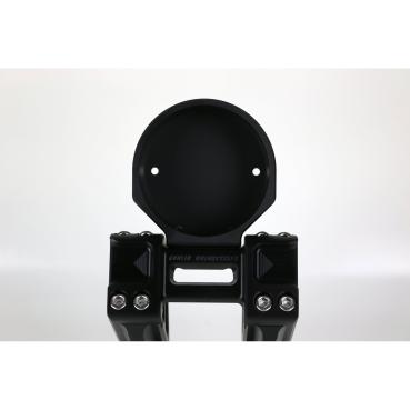 Kodlin gauge bucket für "Fastback" Riser. Schwarz | Passend: 2022–2024 Softail FXLRS Low Fahrer S 117 (NU)