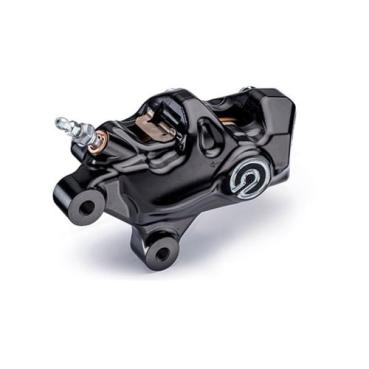 Brembo 484 Bremssattel rechts schwarz – vorne: 00-14 Softail (außer FXSTS); 00-17 Dyna; 00-07 FLT/Touring; 00-13 XL Sportster; 02-05 V-Rod (außer VRSCR)