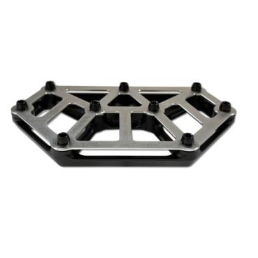 Kodlin NXL Mini-Trittbretter. Schwarz / Edelstahl | Passend: Modelle mit passenden Trittbrettadaptern