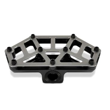 Kodlin NXL Mini-Trittbretter. Schwarz / Edelstahl | Passend: Modelle mit passenden Trittbrettadaptern