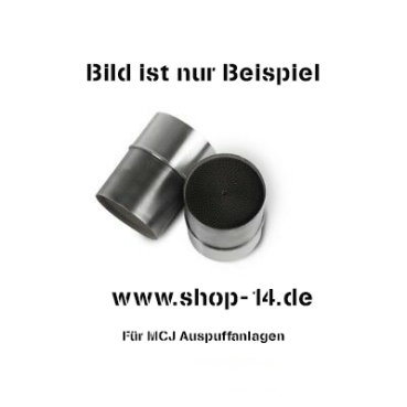MCJ - Katalysatoren Satz für MCJ Schalldämpfer