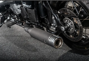 MCJ - AUSPUFF BMW EDITION DURCHMESSER 100 für BMW R18 IN CHROM ODER SCHWARZ