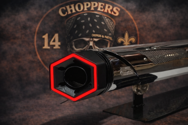 LED ENDKAPPEN IN SCHWARZ FÜR MCJ AUSPUFFANLAGEN