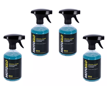 MotoGlo, windscreen cleaner - Scheibenreiniger 4 x 500ml
