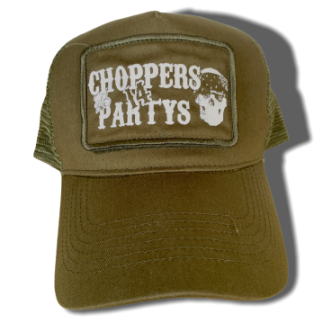CnP Trucker Cap mit Klettpatch Patch in Camouflage oder Olivgrün