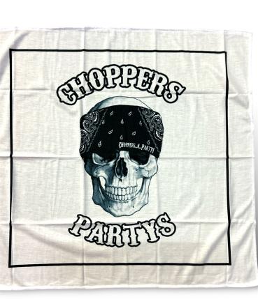 CnP Choppers n Partys Bandana Tuch aus Baumwolle in schwarz oder weiss