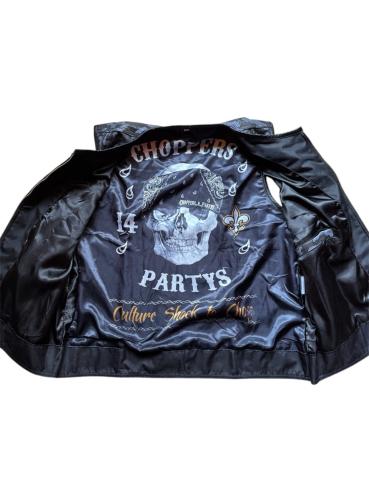Choppers n Partys Lederweste Schlangenleder Unikat Leder  Biker, Bikerweste, Kutte - Kopie