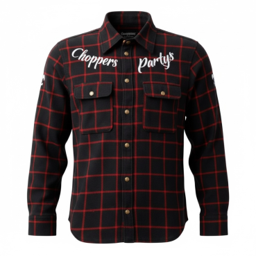 Choppers n Partys Flanelhemd Karo Red
