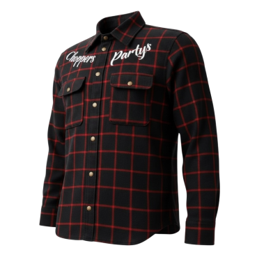 Choppers n Partys Flanelhemd Karo Red