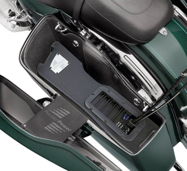 Precision Power Koffer-Subwoofer für Harley Davidson Touring  ab 1998 bis 2013 und ab 2014