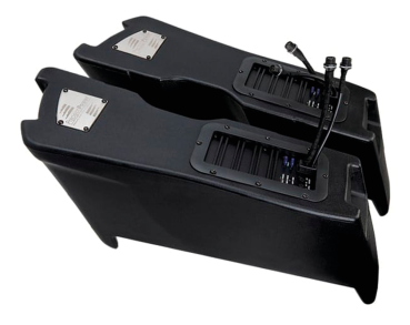 Precision Power Koffer-Subwoofer für Harley Davidson Touring  ab 1998 bis 2013 und ab 2014