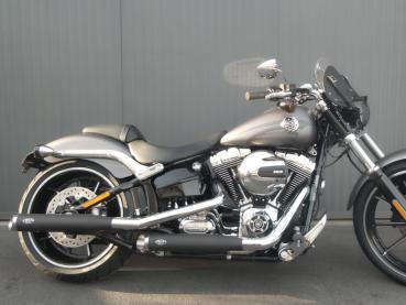 MCJ - 2 in 2 Royal in Chrom oder Schwarz mit Endkappen wählbar - SOFTAIL BREAKOUT MODEL 2017