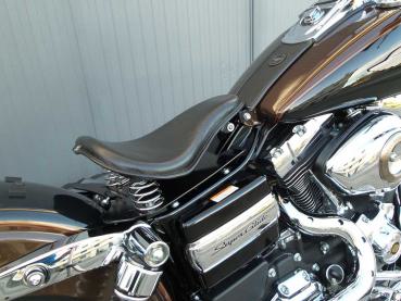 Solo Sitz Bobber Sitz mit Platte Batterieabdeckung für Harley Davidson