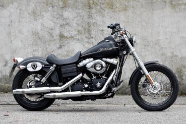 PENZL AUSPUFFANLAGE FÜR - Harley-Davidson - Dyna Super Glide Custom (FXDC)  - Motor TC88/TC96/TC103 - Baujahr 2005 bis 2014 - mit manuelle oder elektronische Steuerung