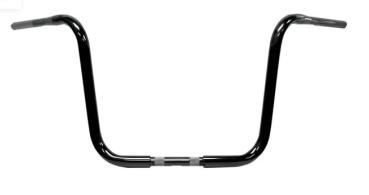 1-1/4" Touring Ape Hanger Lenker  Höhe 14" für Touring FLHR 08-22 / FLTR 08-13  in Chrom oder Schwarz Harley-Davidson® mit Zulassung