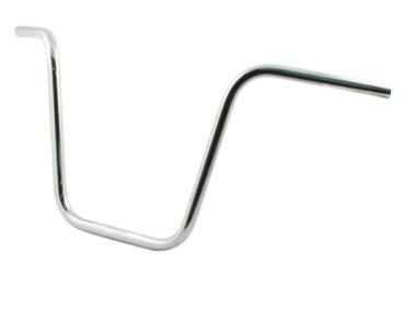 1" Apehanger 40cm Höhe in Chrom für Harley-Davidson® Modelle vor 1981 mit Risern mit 1 Zoll Innendurchmesser