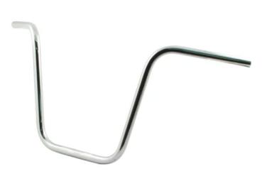 1" Apehanger 40cm Höhe in Chrom für Harley-Davidson® 82-22  (außer 08-22 E-Gas und 88-11 Springer-Modelle) mit Risern für 1"-Lenker (NU)