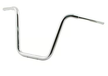 1 1/4 Zoll Apehanger 16 Zoll Rise, verchromt  für Harley-Davidson® 82-22 (außer 08-22 E-Gas & 88-11 Springer) mit Risern für 1,25"-Lenker (NU)