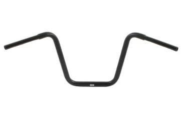 1 1/4 Zoll Apehanger 16 Zoll Rise, schwarz für Harley-Davidson® 82-22 (außer 08-22 E-Gas & 88-11 Springer) mit Risern für 1,25"-Lenker (NU)