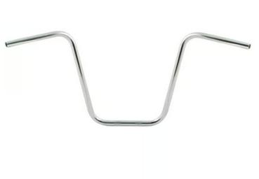 1" Apehanger 46cm Höhe in Chrom für Harley-Davidson® Modelle vor 1981 mit Risern mit 1 Zoll Innendurchmesser