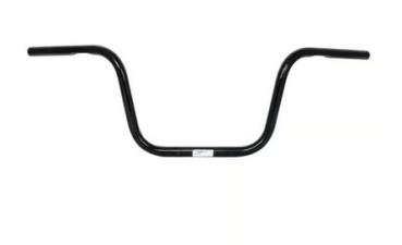 1" Apehanger 3-Loch-Ausführung 27cm Höhe in Schwarz für Harley-Davidson® 82-22 (außer 08-22 E-Gas und 88-11 Springer-Modelle) mit Risern für 1" Lenker