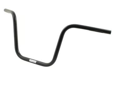 1" Apehanger 31cm Höhe in Schwarz für Harley-Davidson® 82-22 (außer 08-22 E-Gas und 88-11 Springer-Modelle) mit Risern für 1" Lenker