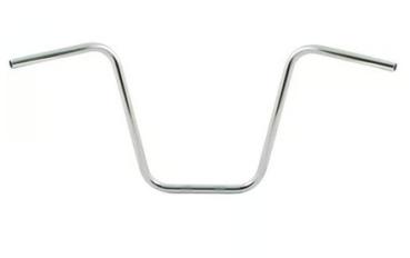 1" Apehanger 46cm Höhe in Chrom für Harley-Davidson® 82-22 (außer 08-22 E-Gas und 88-11 Springer-Modelle) mit Risern für 1" Lenker