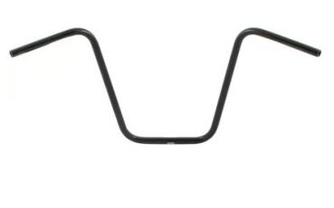 1" Apehanger 50cm Höhe in Schwarz für Harley-Davidson® 82-22 (außer 08-22 E-Gas und 88-11 Springer-Modelle) mit Risern für 1" Lenker