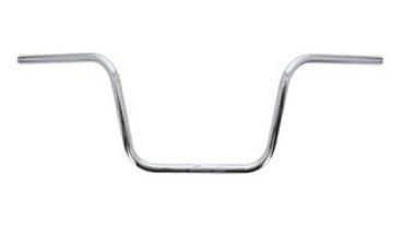 7/8 Zoll (22 mm) 31cm Höhe Apehanger verchromt für meisten Motorräder mit 7/8-Zoll-Lenker (22 mm)
