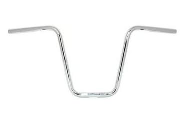 1" Apehanger 3-Loch-Ausführung 35cm Höhe in Chrom Narrow-Style für Harley-Davidson® 82-22 H-D (außer 08-22 mit E-Gas und 88-11 Springer-Modelle) mit Risern für 1" Lenker